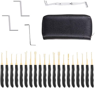 stainless steel lock set 24 pcs